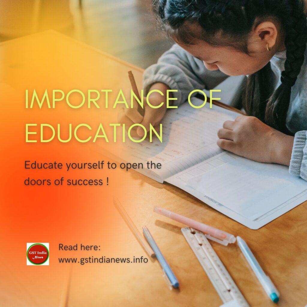 importance of education in life