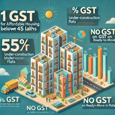 GST on Flats Below 45 Lakhs