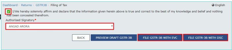 File GST Return with EVC pic
