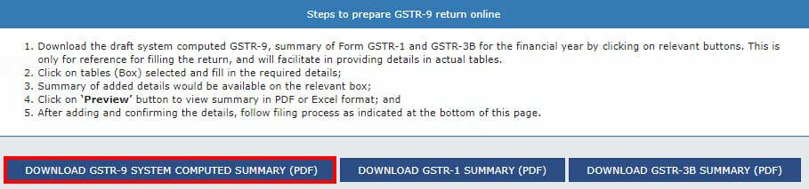 image for download gstr 9 summery in pdf