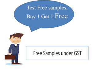 image for free samples under GST