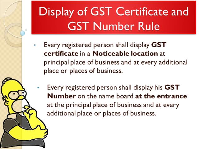 image for display gst certificate number rule