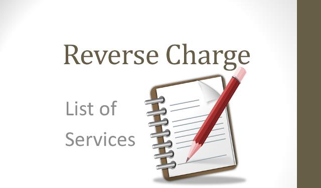 image for Reverse Charge List of Services