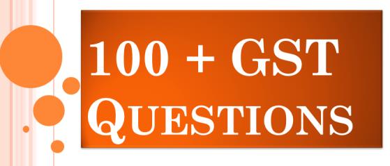 image for gst questions and answers with 100  questionnaire