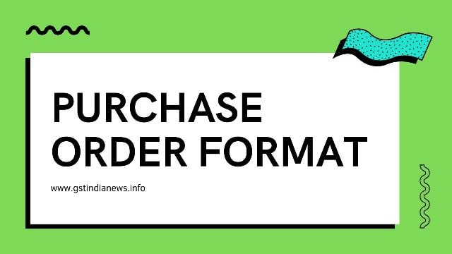 image for purchase order format