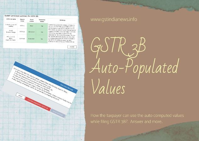 gstr 3b autopopulated values
