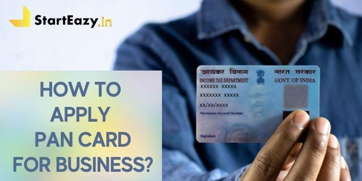 image for pan card for business