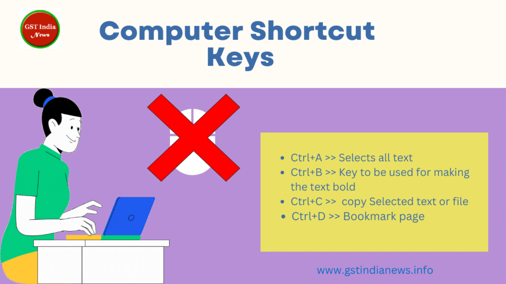 shortcut keys of computer pdf